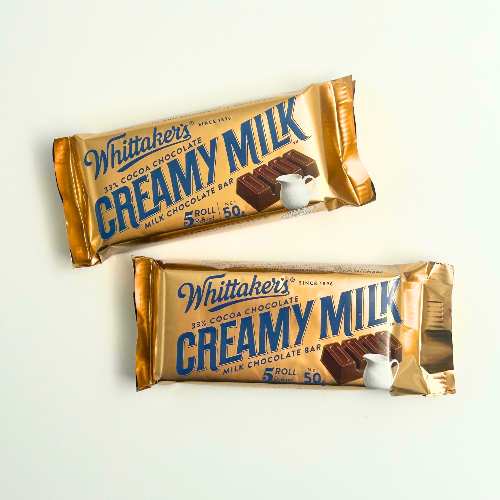 2 x Whittakers Creamy Milk 50g