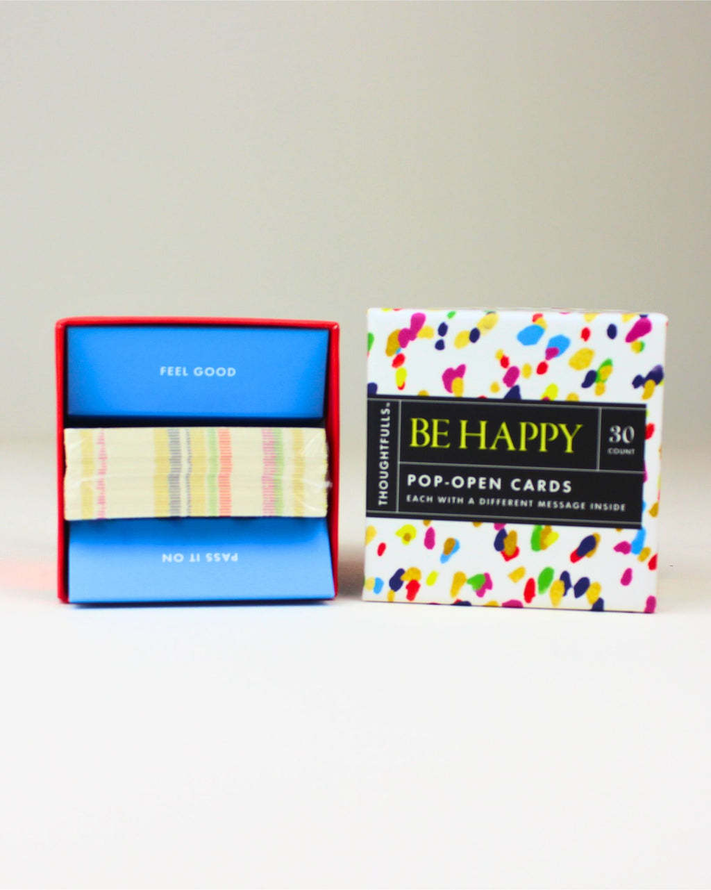 Spread joy and positivity with this pack of 30 pop-open happiness cards. Each card features thoughtful, motivational messages perfect for inspiring friends, family, or colleagues. A fun and uplifting gift for birthdays, care packages, or self-care in New Zealand.