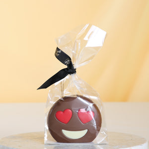 Heart-Eyed Chocolate Emoji
