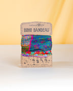 Boho bandana that can be worn 12 different ways – a colourful and versatile accessory for gift boxes, birthdays, and thoughtful gifts NZ. Perfect for adding fun style to everyday outfits, festivals, workouts, or casual wear.