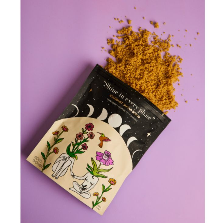 Bopo Women Stardust sugar scrub, a luxurious and indulgent body care treat from New Zealand – perfect for gift boxes, self-care, and thoughtful NZ beauty gifts.