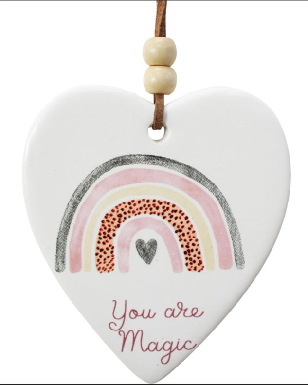 A charming ceramic heart keepsake with the uplifting words “You Are Magic”, perfect for gifting or adding a positive touch to any space. Made in New Zealand, it’s a thoughtful token of inspiration for friends, family, or loved ones.