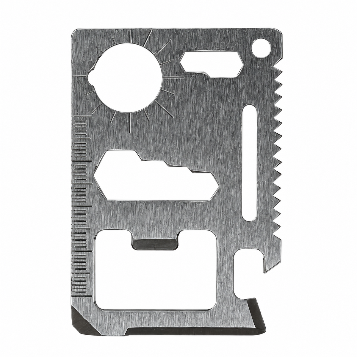 Craftsman Card Multi Tool 10 in 1 stainless steel wallet-sized tool
