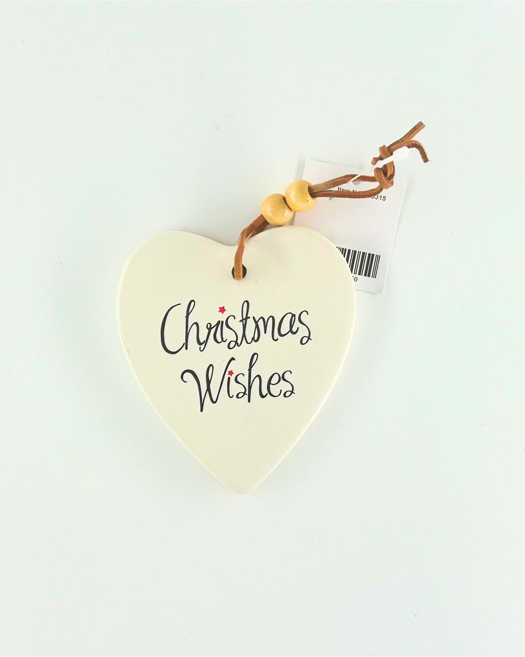 “Red Christmas Heart with Merry Xmas Message | Festive Gift Add-On”