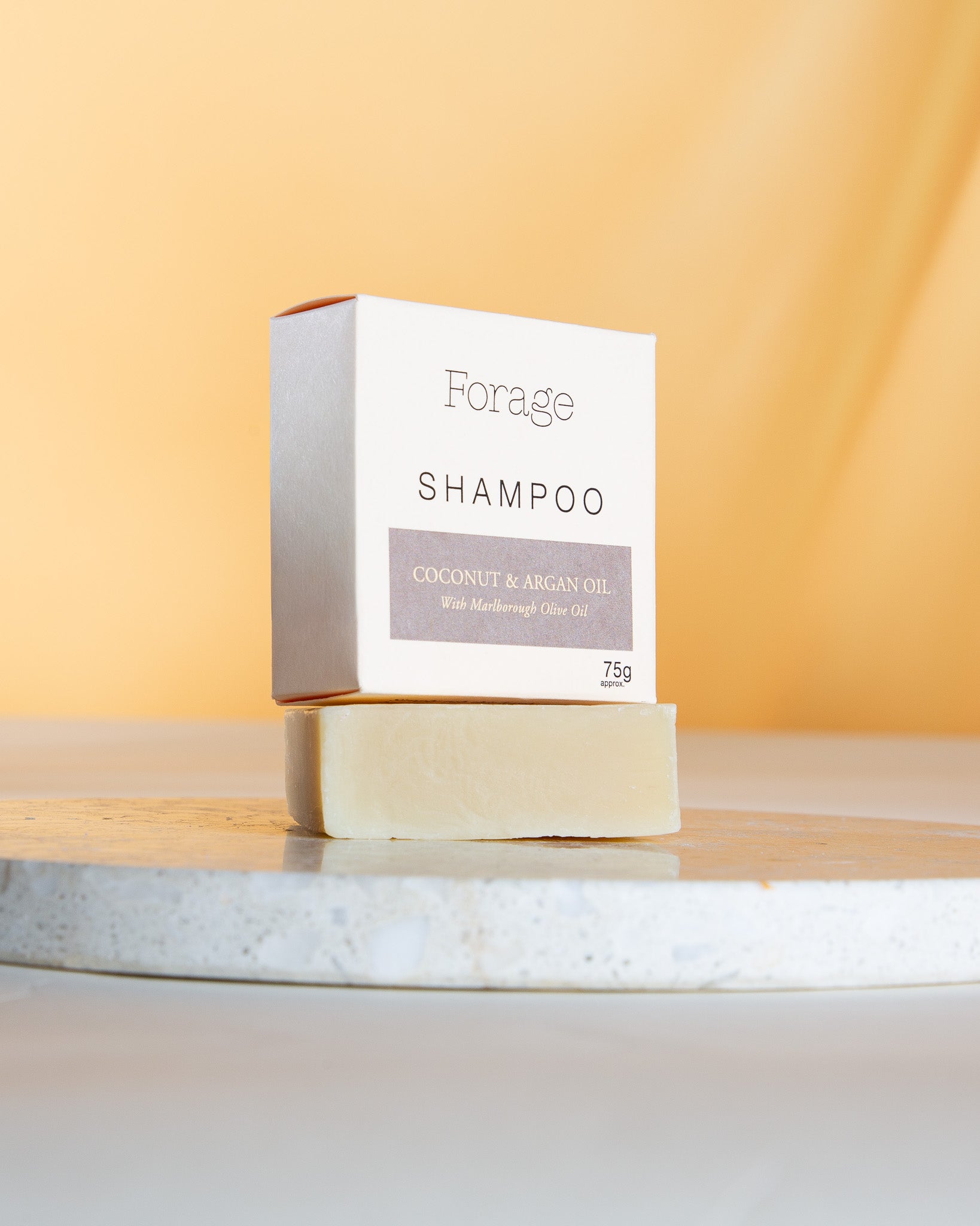 Forage Natural Coconut & Argan Shampoo Bar is a sustainable, eco-friendly hair care product enriched with coconut and argan oils, designed to nourish and hydrate hair while reducing plastic waste.