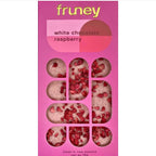 Fruney New Zealand made white chocolate and raspberry, a gluten free boutique chocolate perfect for gluten free gifts and premium gifting Mother's Day Gift. 