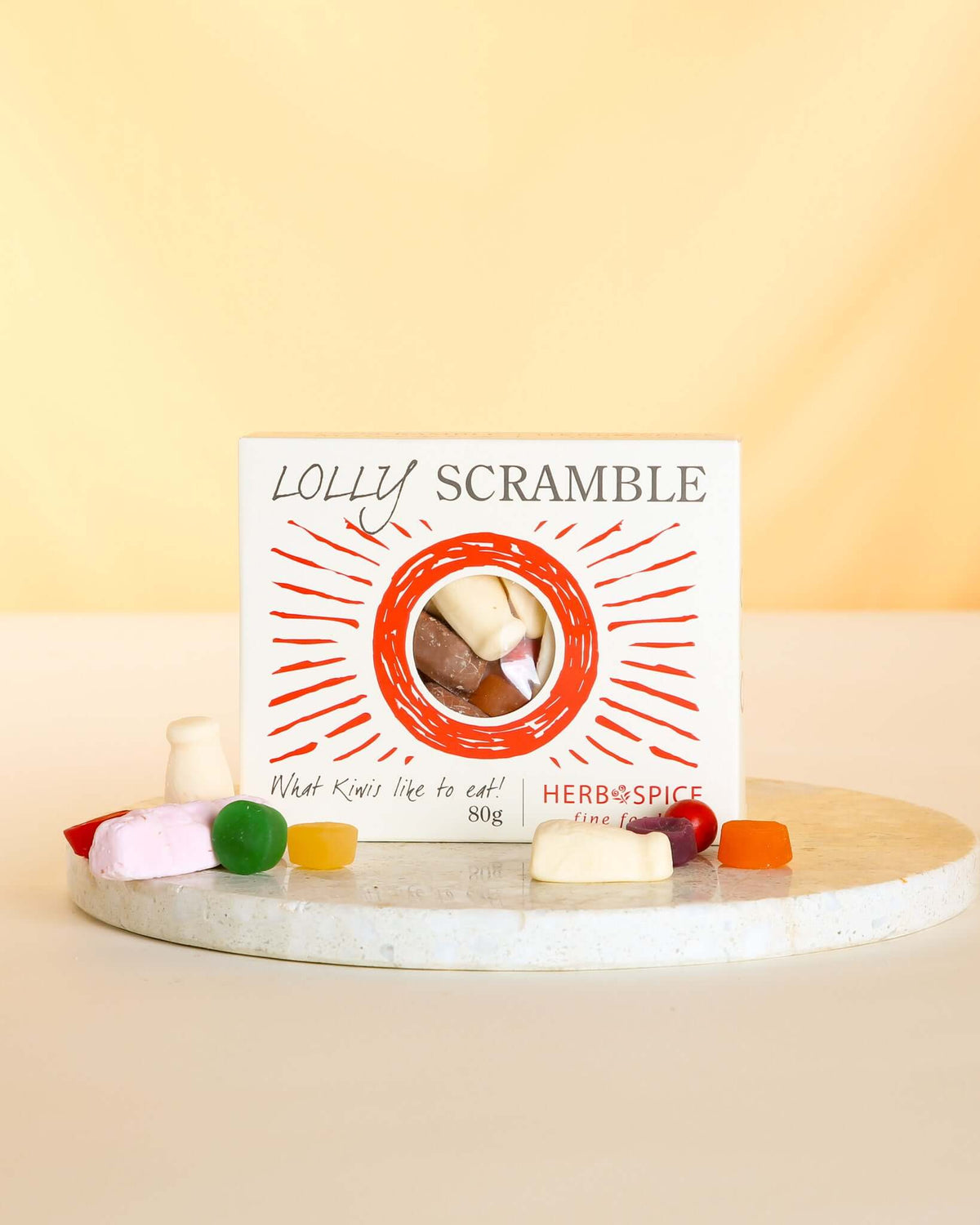 Gourmet Foodie Gifts NZ | Kiwi Lolly Scramble Gift 80g – A Box-Full