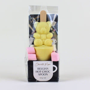 Teddy Bear Hot Chocolate Spoon, Fun and Indulgent.