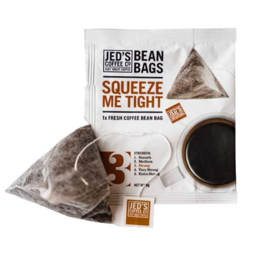 Single Serve Coffee Bean Bags made with 100% New Zealand roasted coffee
