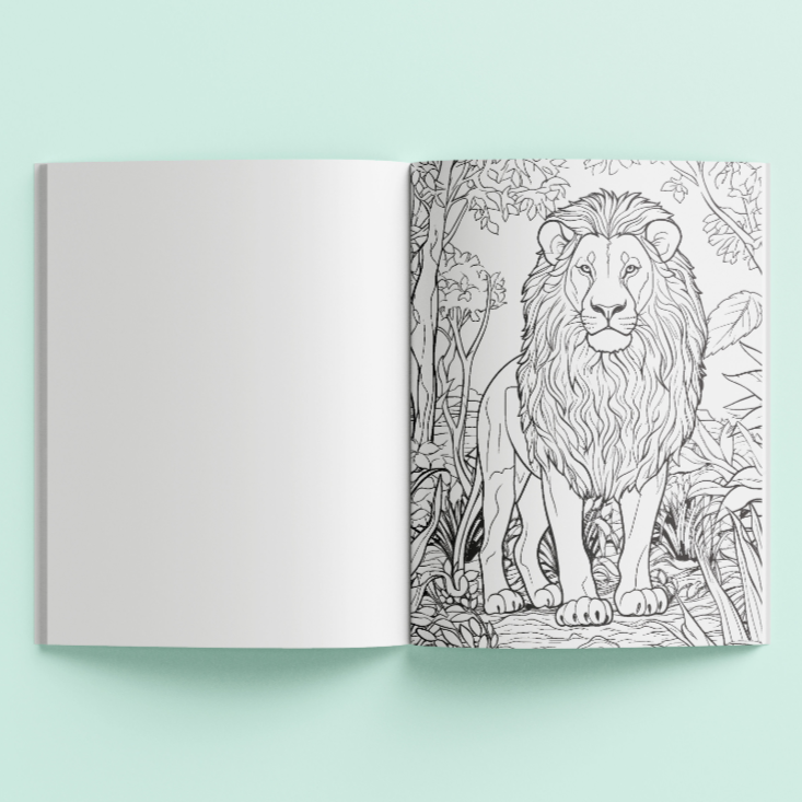 A beautiful gift for anyone who loves to colour and create. Featuring 36 detailed jungle-inspired illustrations, it's a lovely screen-free activity to enjoy at home, while travelling or whenever a little quiet time is needed.