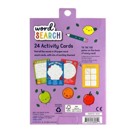 Kids Ooly activity cards for travel hospital stays and rainy days