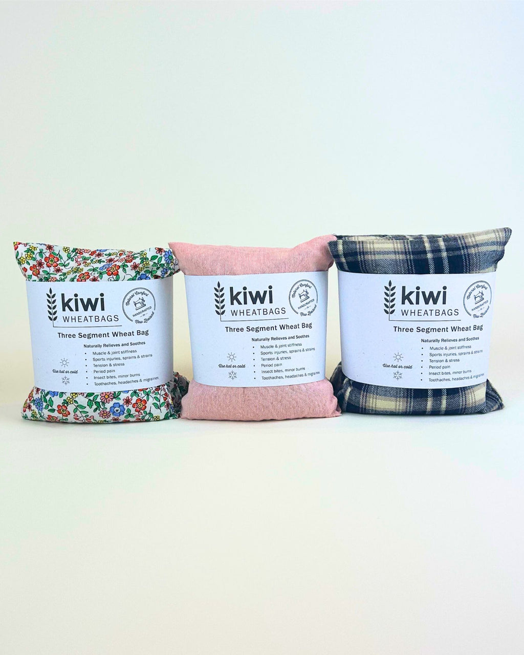 Relax and soothe aches with Kiwimade Wheatbags, filled with natural wheat and crafted in New Zealand. Perfect for warmth, comfort, and self-care, these reusable wheatbags make a thoughtful gift or home essential.