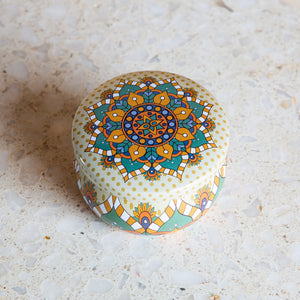 Mandala Patterned Candle – Calm, Artistic Home Decor Gift