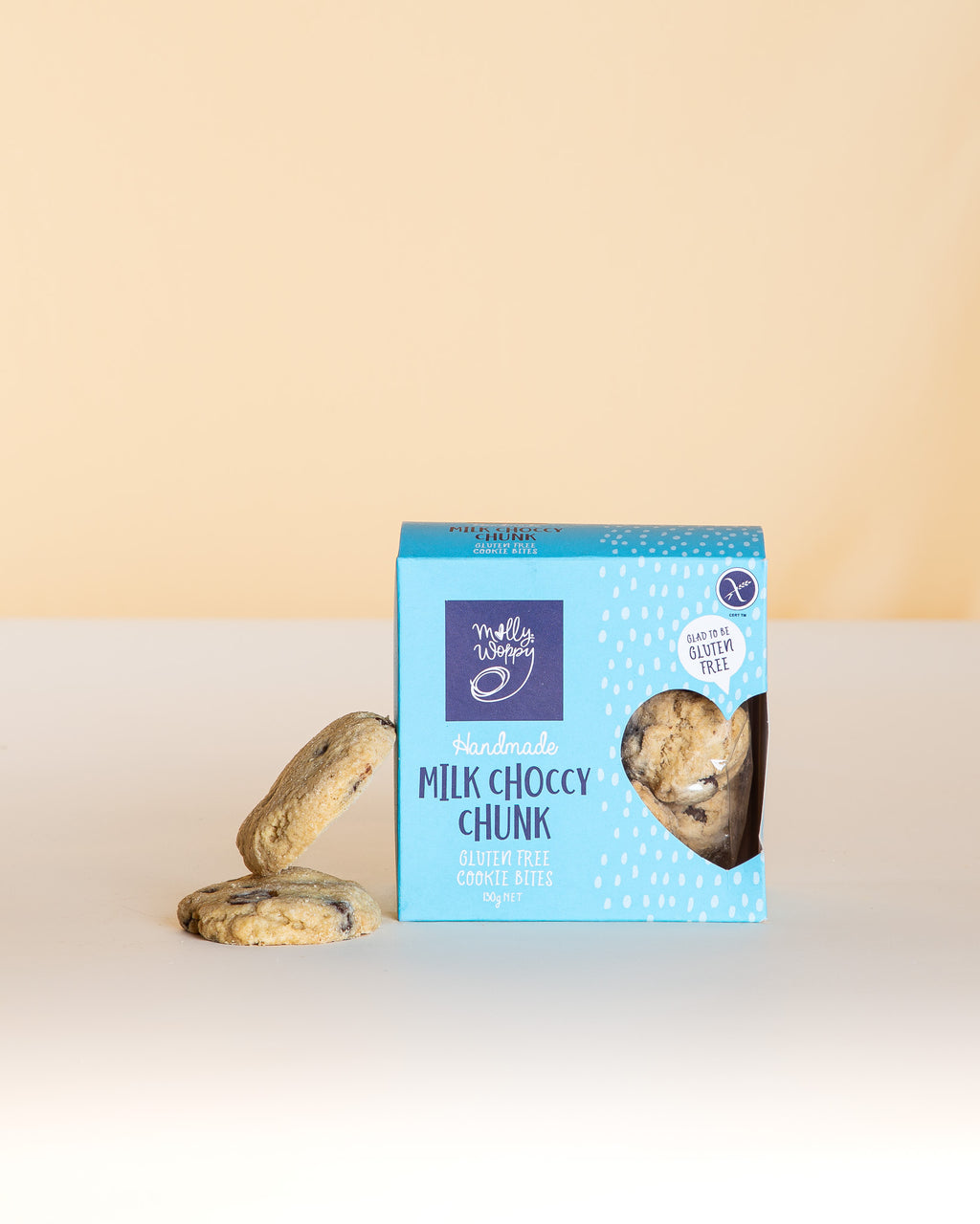Box of Milk Choccy Chunk cookies Gluten Free
