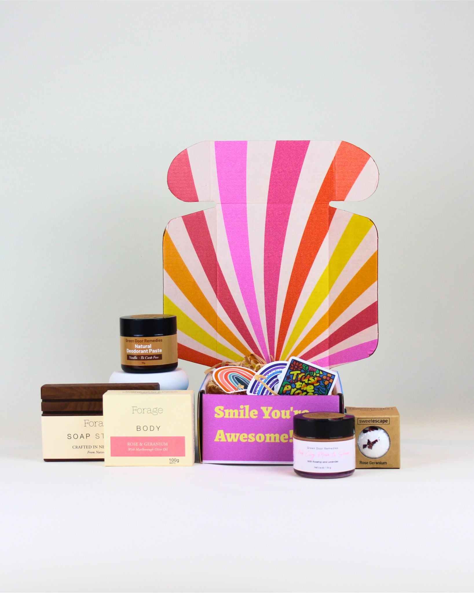 Pamper yourself or someone special with the Natural Body Care Wellbeing Box, filled with nourishing, chemical-free skincare and wellness essentials made in New Zealand. Perfect for self-care, relaxation, or gifting a thoughtful, natural experience.