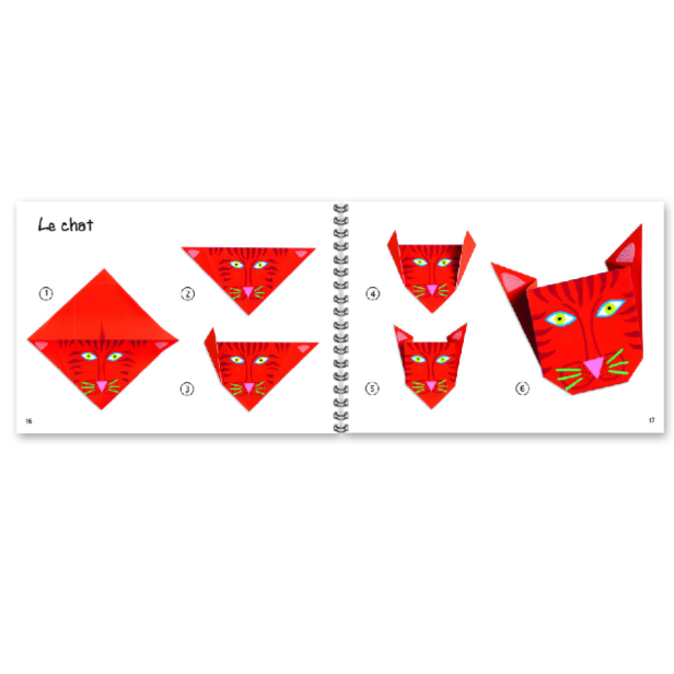 A fun little activity for creative kids! Fold six different animal faces and finish them with colourful stickers — perfect for birthdays, rainy days or adding to a kids' gift box.