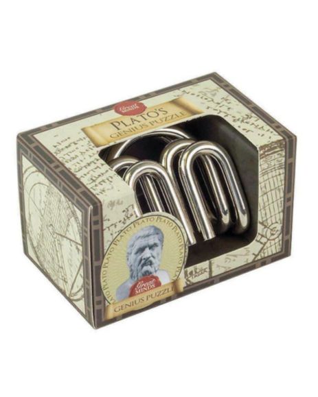 Challenge the mind and delight the curious with Plato’s Genius Puzzle – the small, metal brain teaser that’s perfect as a fun, quirky add-on gift! Ideal for birthdays, gift boxes, or just because, this clever puzzle sparks laughter, concentration, and a sense of achievement. 