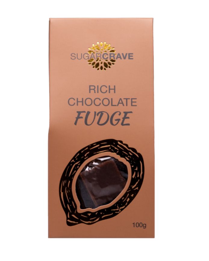 Creamy and decadent, Sugar Crave Rich Chocolate Fudge is a crowd-pleasing treat. A delicious add-on gift loved across New Zealand.