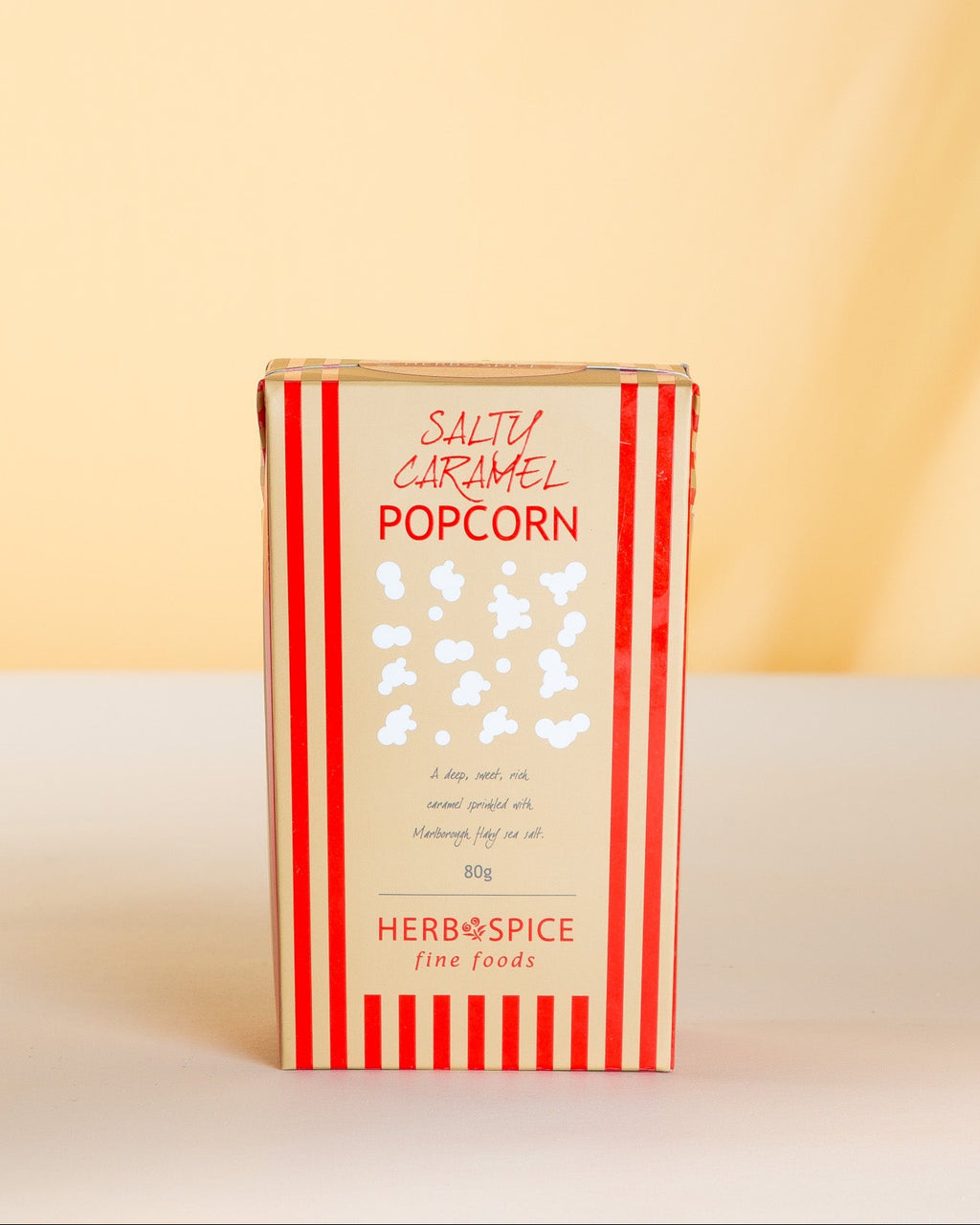 Herb & Spice Salty Caramel Popcorn is the perfect balance of sweet and salty. A popular New Zealand add-on gift that adds indulgence to any gift box.