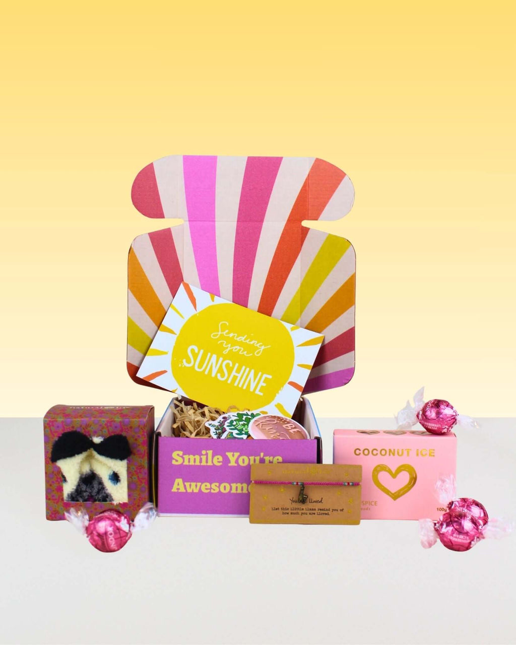 Gift Box For Her NZ Sweet & Silly Gift Box with treats, surprises, and playful extras