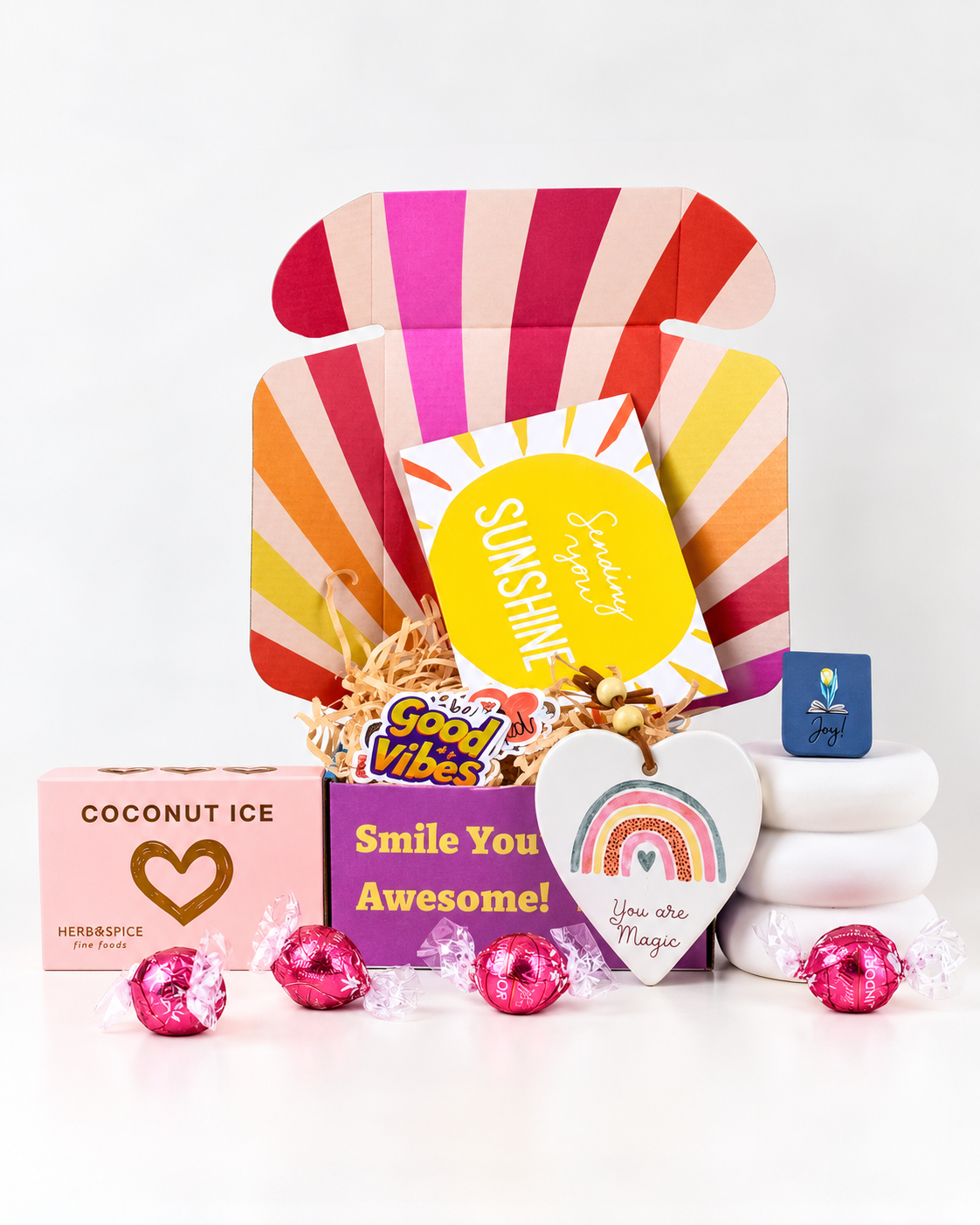 Tiny Treasures Gift Box for Positivity NZ is designed to uplift and delight, making it perfect for birthdays, thank-yous, or “just because” moments. 