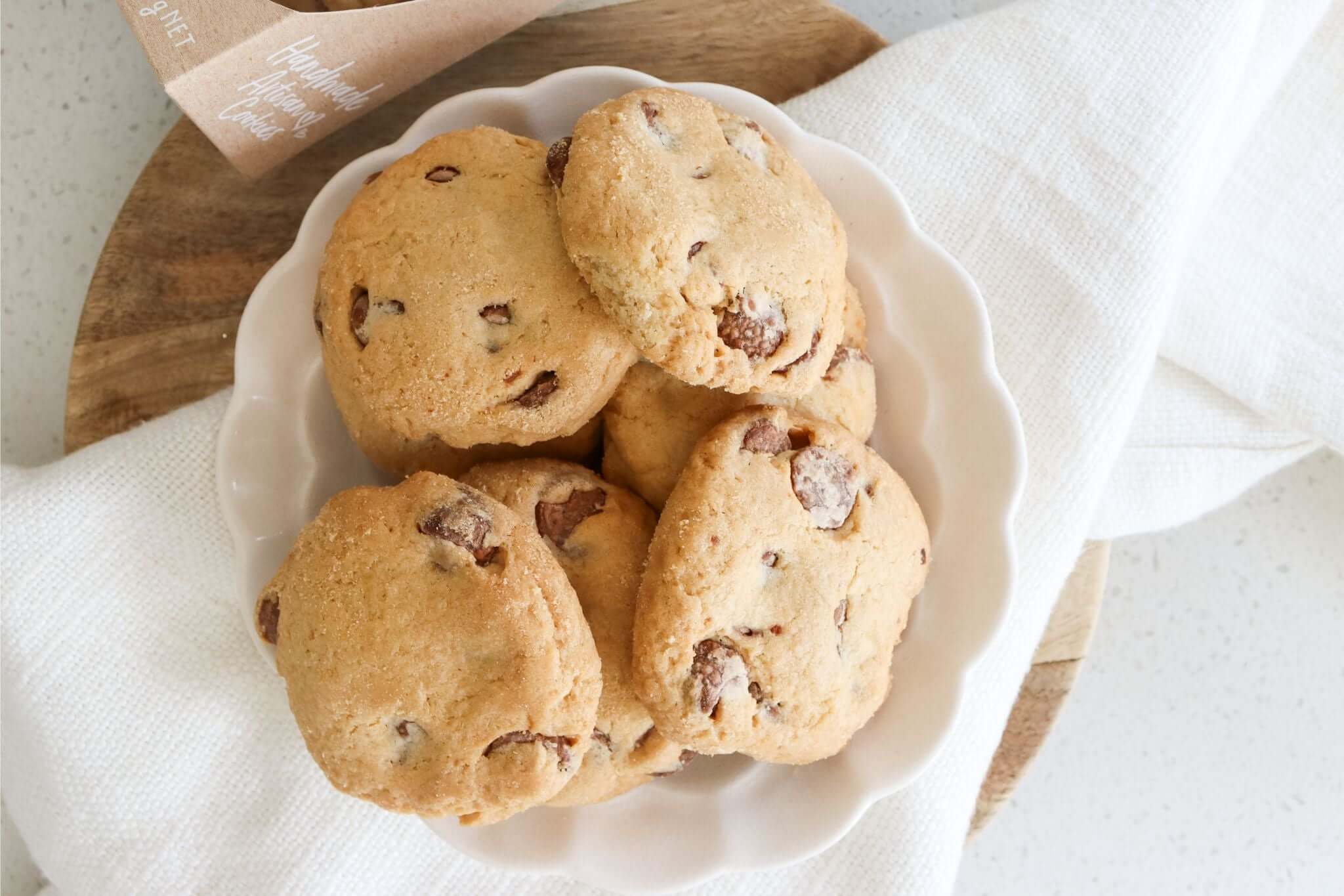 Gluten Free Gifts NZ milk chocolate cookie bites 130g gift box