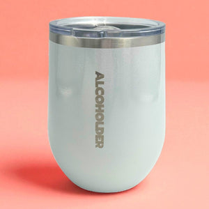 Silver Shimmer Wine Tumbler