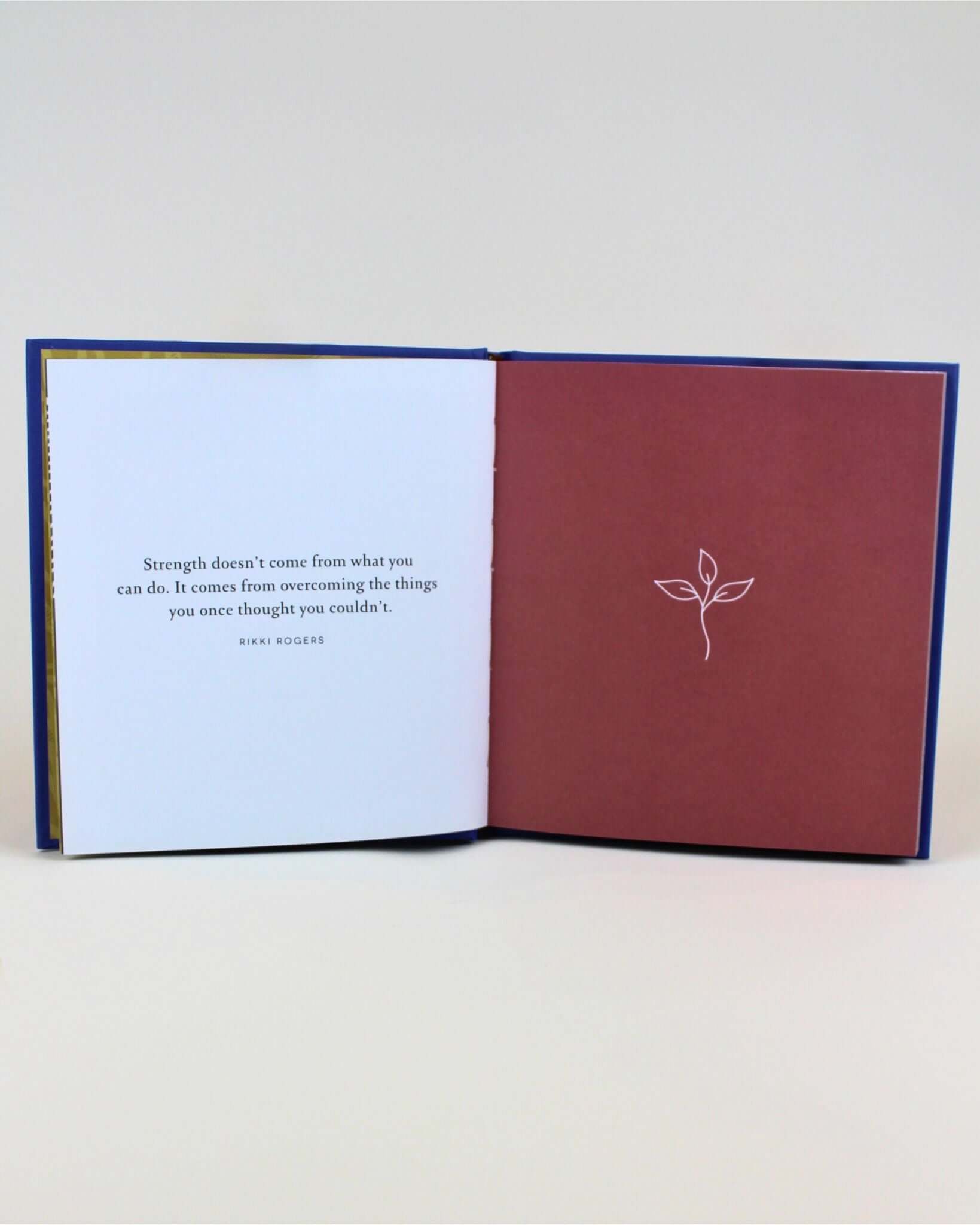 Wellbeing Gift NZ Be Strong Mini Book offering daily encouragement and positivity, a thoughtful, compact gift for friends and family.