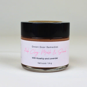 Pink Clay Facial Mask & Scrub