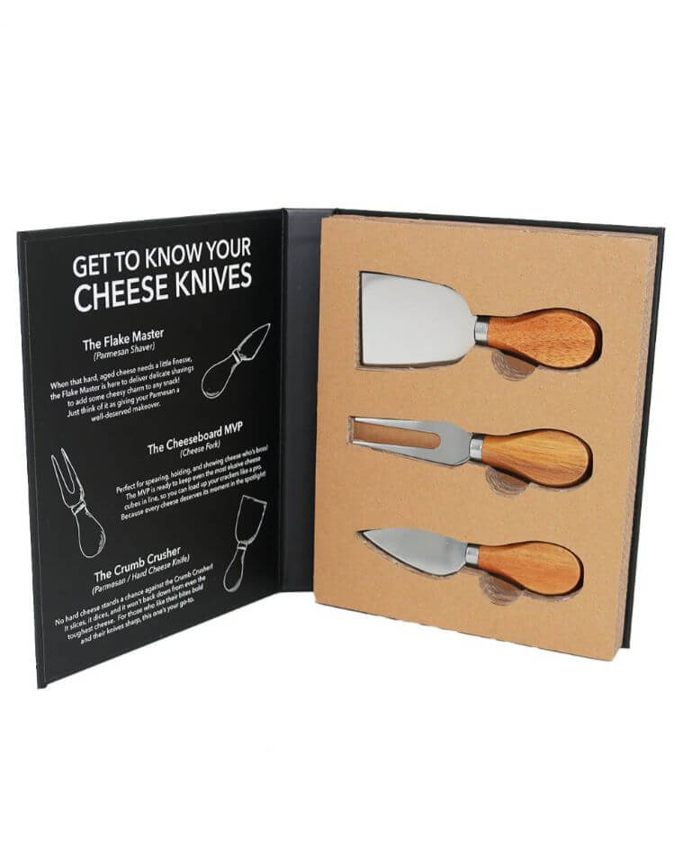 Unique Gift NZ ultimate cheese knife set perfect for Build-a-Box or cheese lovers