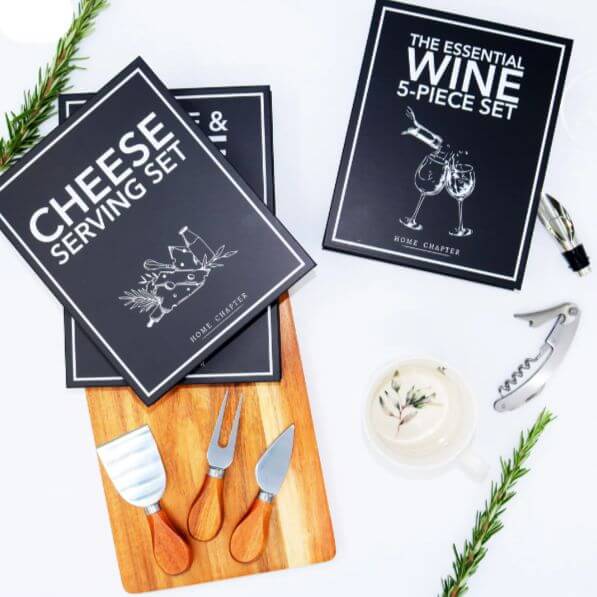 Unique Gift NZ 3-piece cheese knife set with acacia wood handles and stainless steel blades