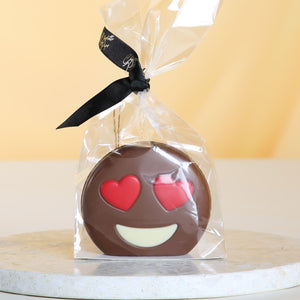 Heart-Eyed Chocolate Emoji