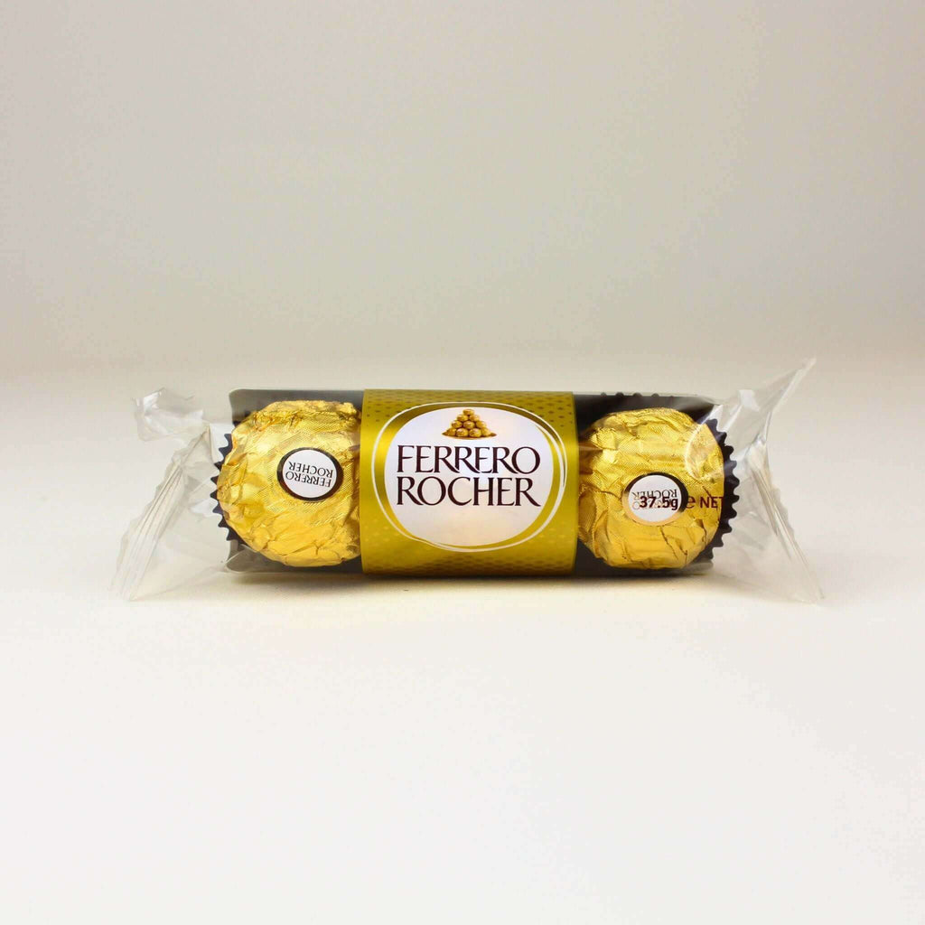 Ferrero Rocher 3-Pack NZ is a luxurious chocolate add-on, featuring crunchy praline, smooth milk chocolate, and whole hazelnuts. Perfect for gift boxes, hampers, and birthdays, delivered NZ-wide.