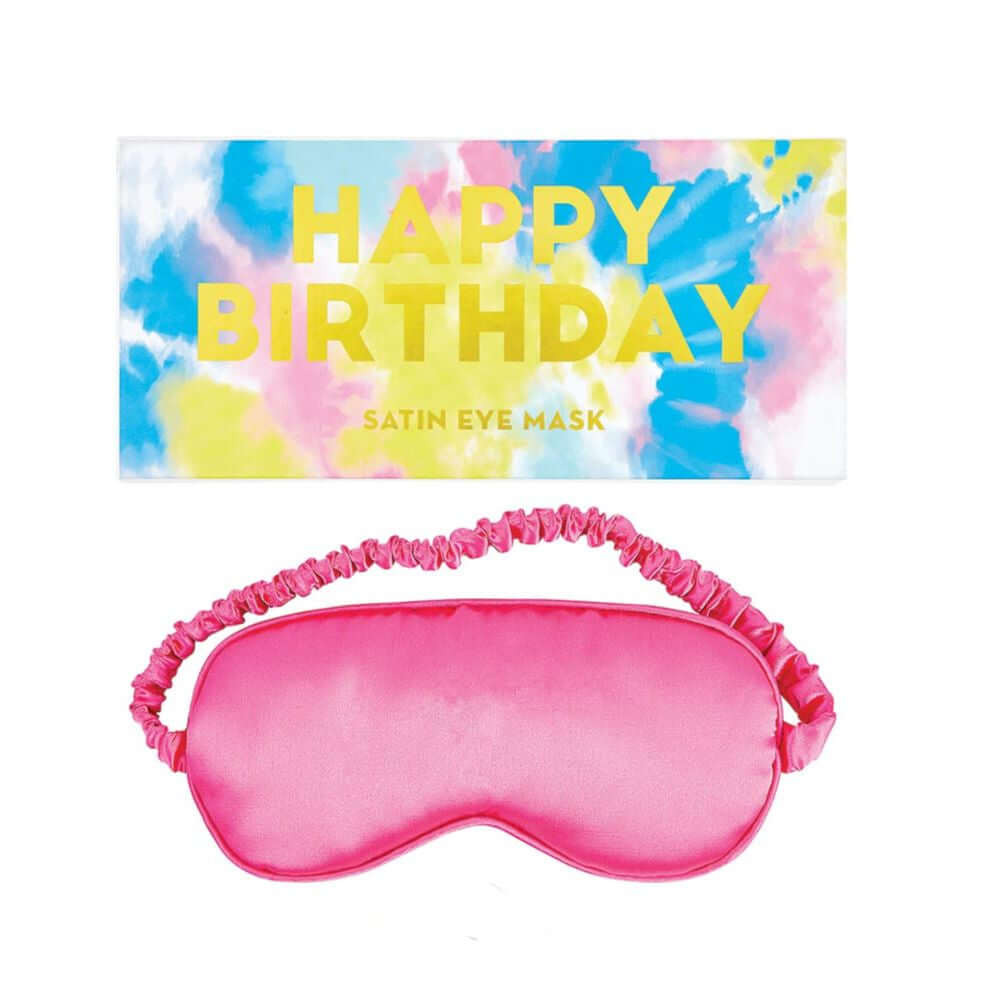 Birthday Gifts NZ The Satin Eye Mask Gift Set NZ — soft satin mask for restful sleep and self-care, perfect for Build-a-Box pampering gifts or standalone presents.