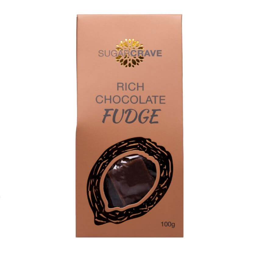 Smooth Chocolate Fudge 100g NZ — creamy New Zealand-made fudge, perfect as a chocolate gift in NZ and for Build-a-Box presents.