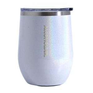 Silver Shimmer Wine Tumbler