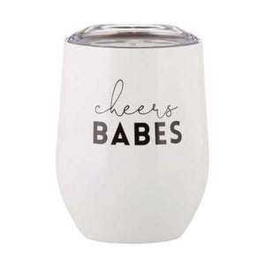 Wine Tumblers | Pinkies Up | Cheers Babes