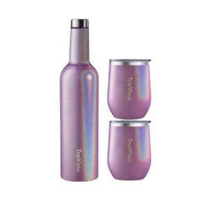 TraVino Wine Flask & Tumbler Set
