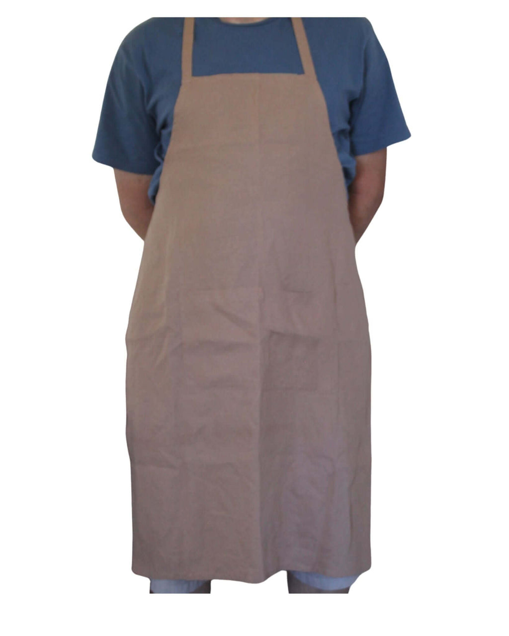 European Flax Linen Kitchen Bib Apron as a Housewarming Gift NZ for stylish home cooks and bakers.