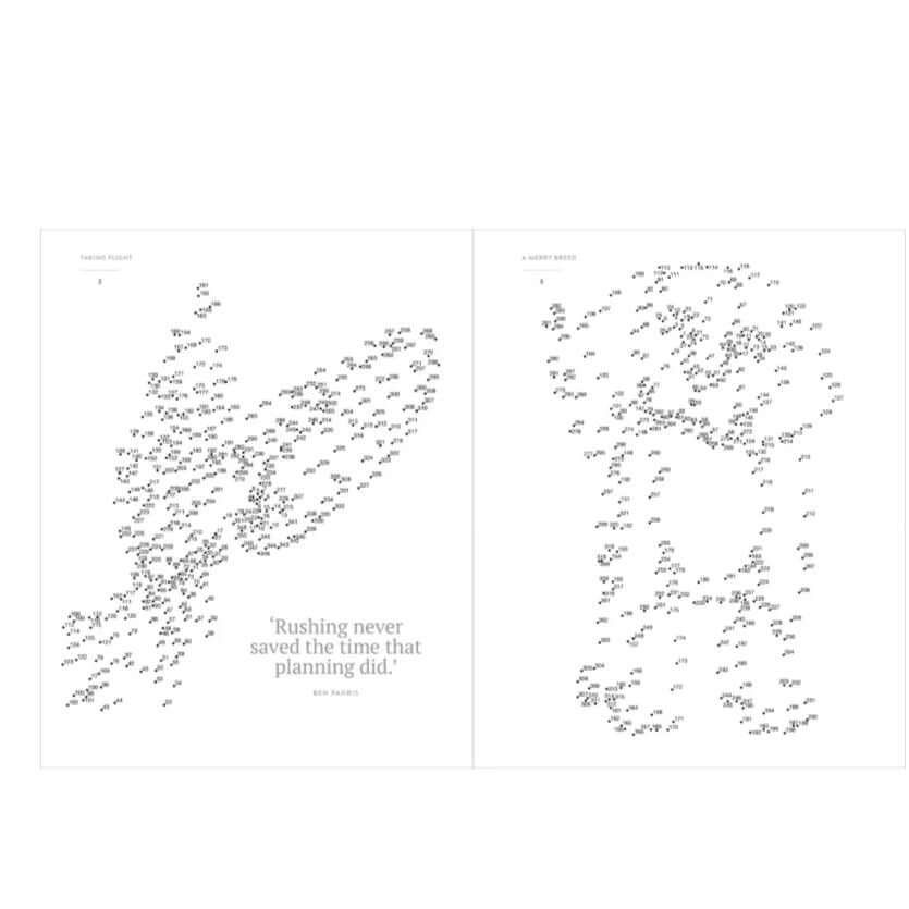 Puzzle activity page with positive affirmation – calming and meditative, thoughtful Wellbeing Gift NZ