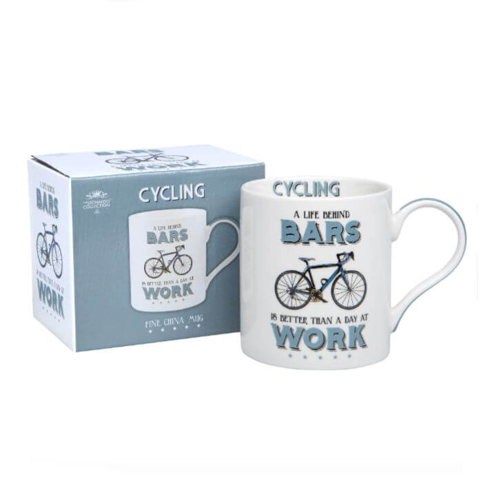 cycling gifts for men funny cycling mug a life behind bars mug