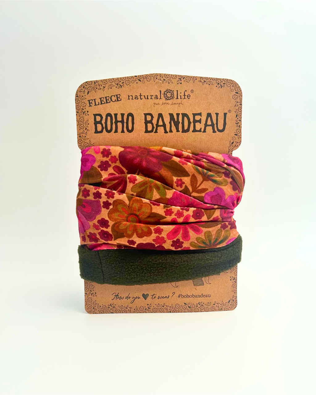 Versatile boho bandana with 12 styling options – headband, scarf, neck wrap, and more. A fun, practical accessory for gift boxes, hampers, and fashion-loving recipients in NZ. Ideal for teens, friends, and anyone who loves creative styling.