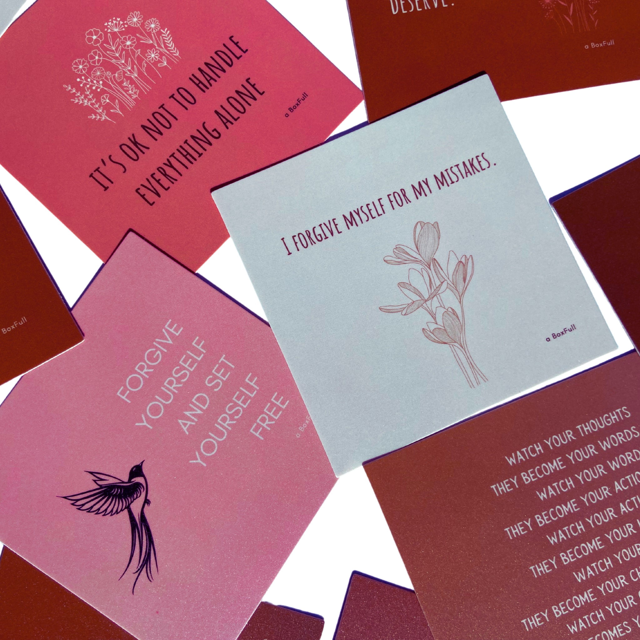 Start every day with positivity using this 20-pack of waterproof shower affirmations. Designed to stick to shower tiles with water, these uplifting cards inspire mindfulness, confidence, and feel-good moments as part of your daily routine. Perfect for gifting or self-care.