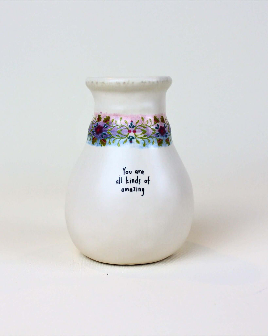 Thoughtful Gift NZ You Are All Kinds of Amazing Bud Vase with uplifting message