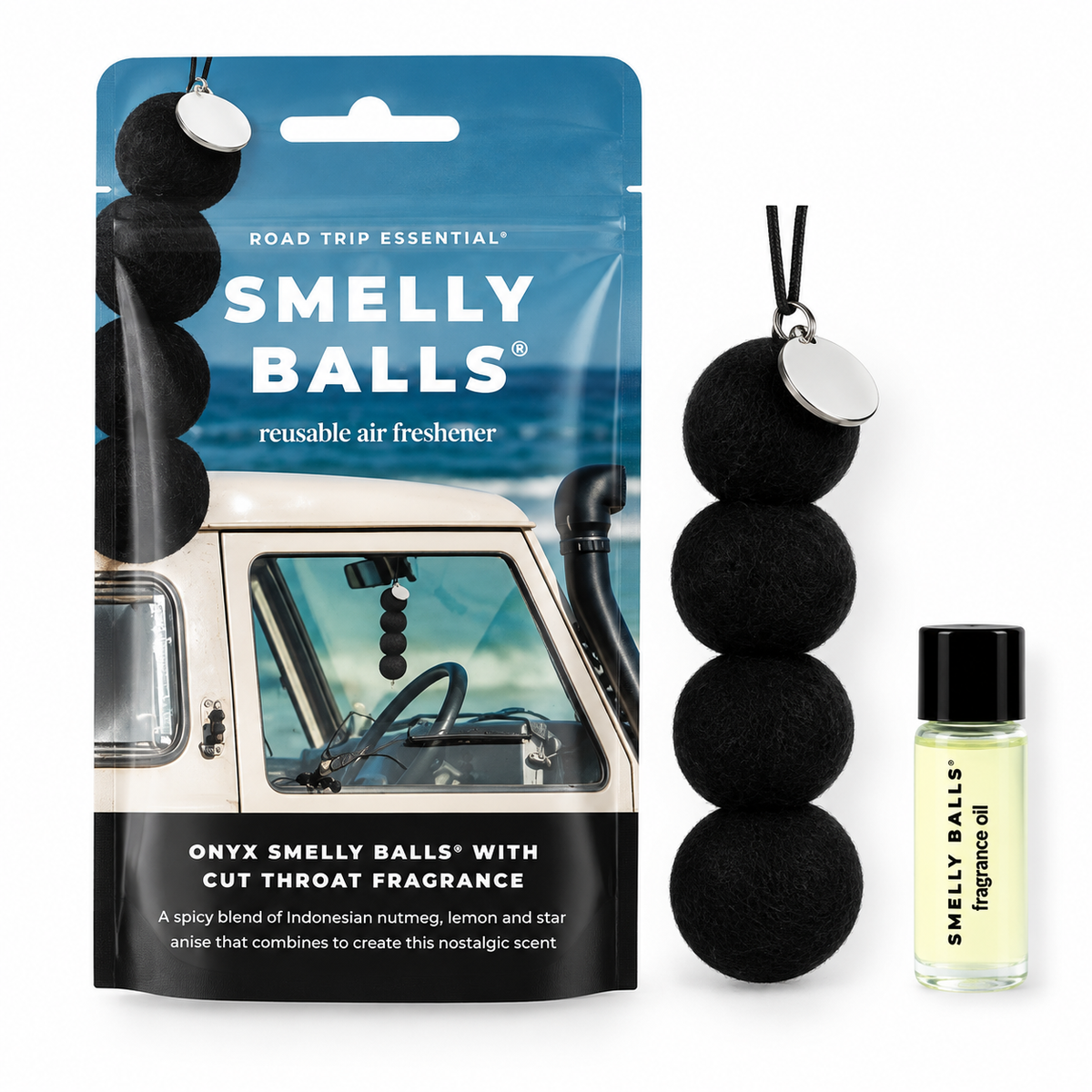 Smelly Balls Car Freshener Gift  | Cut Throat
