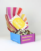 Mackintosh’s Deluxe Toffees Gift Box NZ – 500g of creamy toffees with personalised card, thoughtful gift for birthdays, thank-yous, or just because, NZ-wide delivery.
